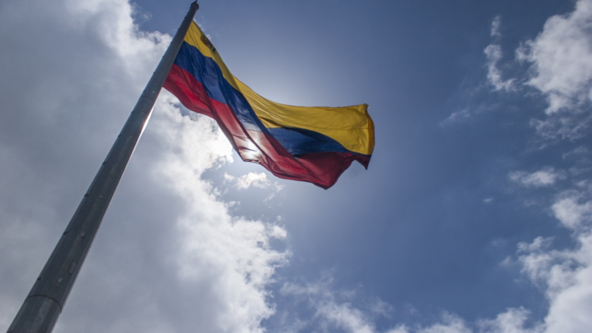 Die Flagge von Venezuela.