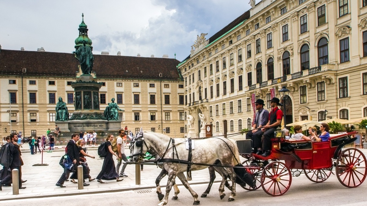 Die Hofburg in Wien.
