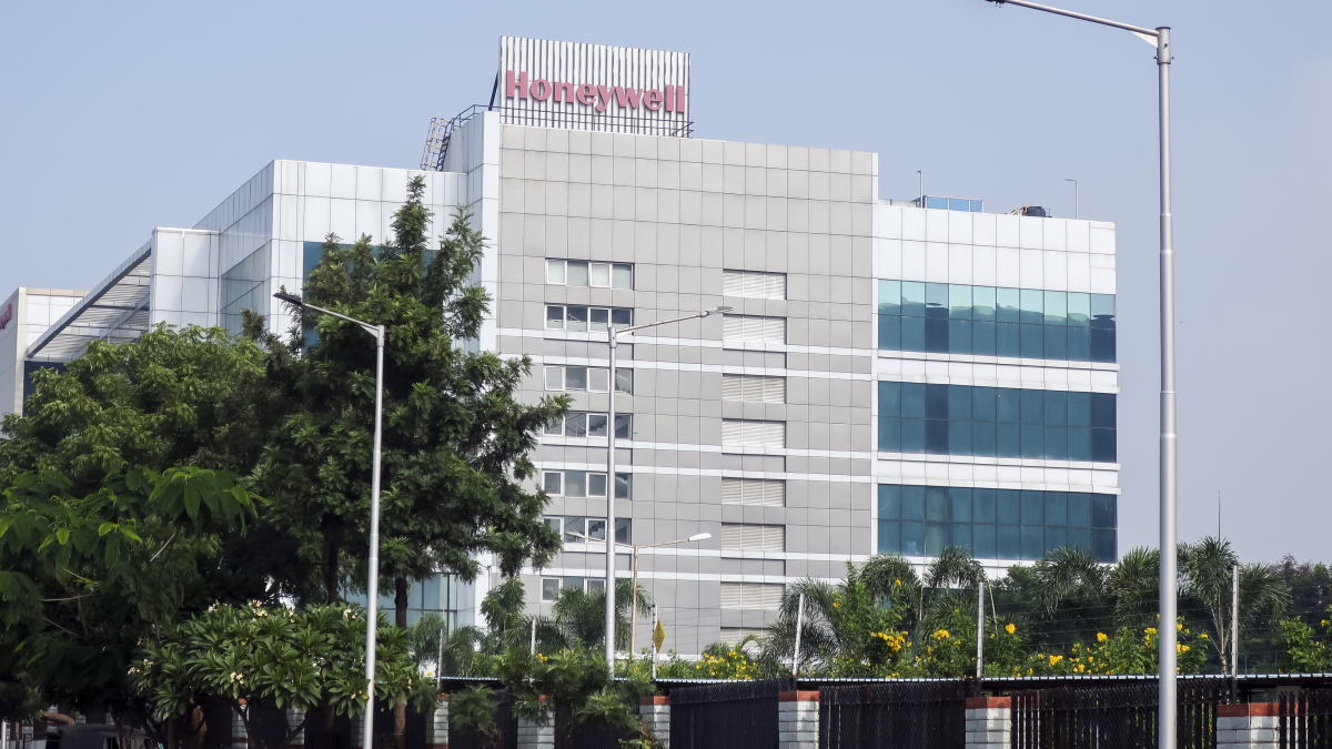 Ein Bürogebäude von Honeywell in Indien.