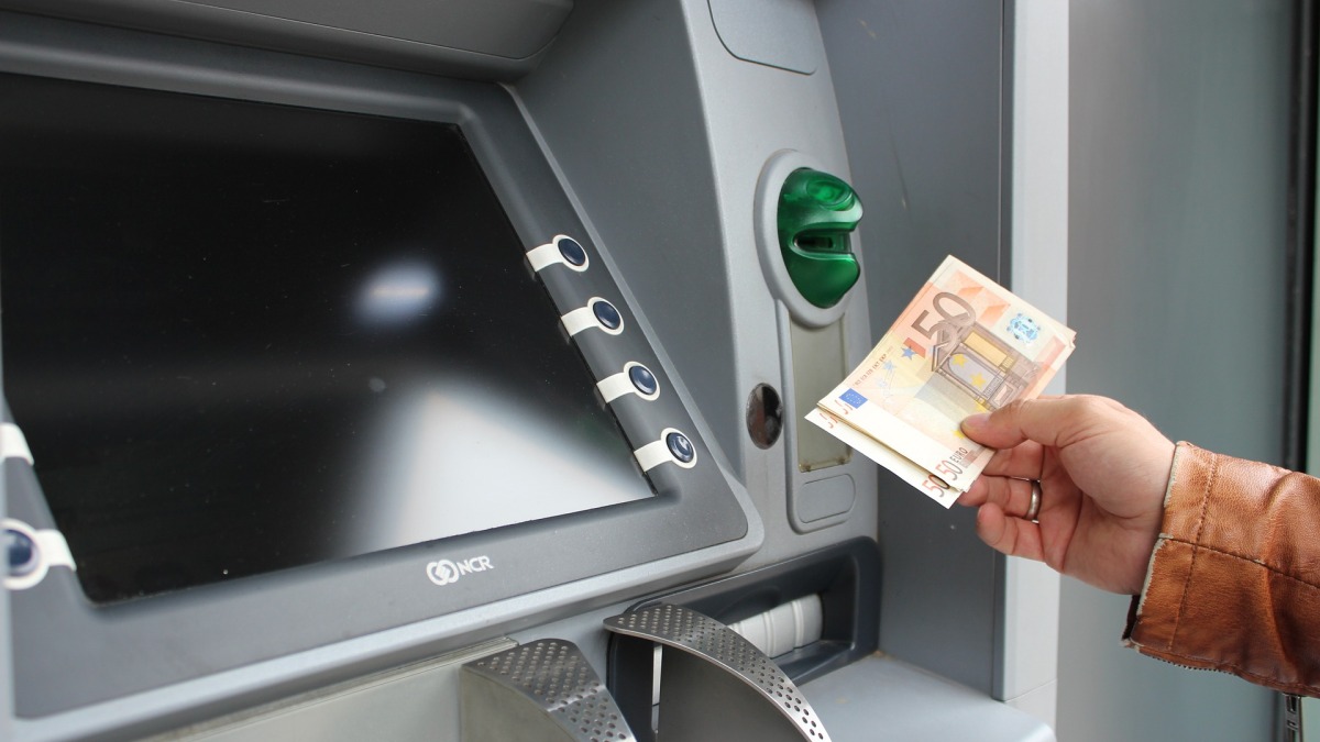 Ein Geldautomat (Symbolbild).
