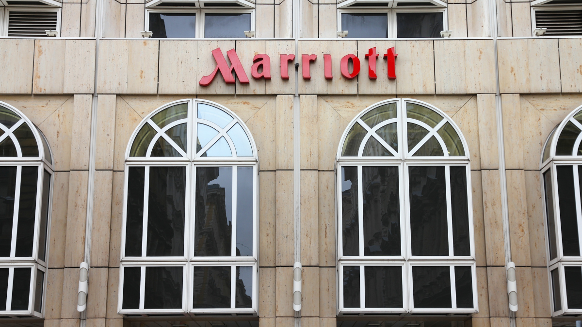 Ein Hotel der Kette Marriott in Wien.