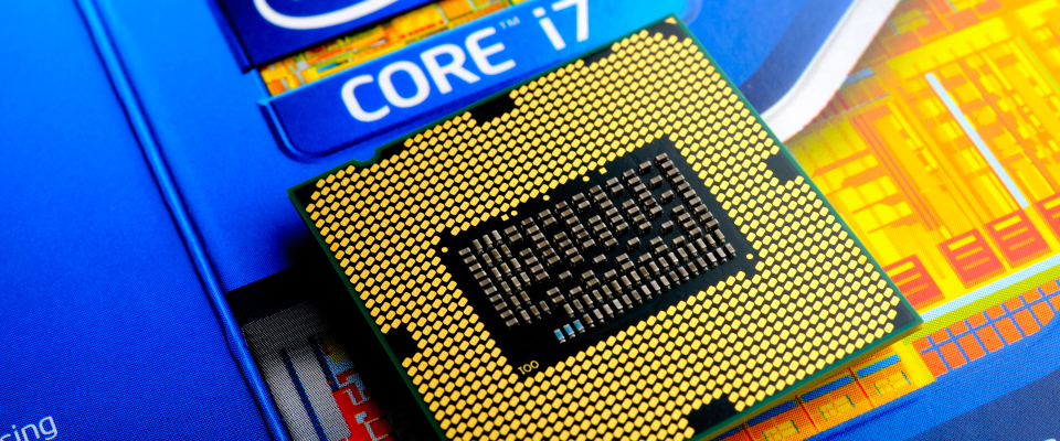 Ein Intel-Prozessor Core i7.