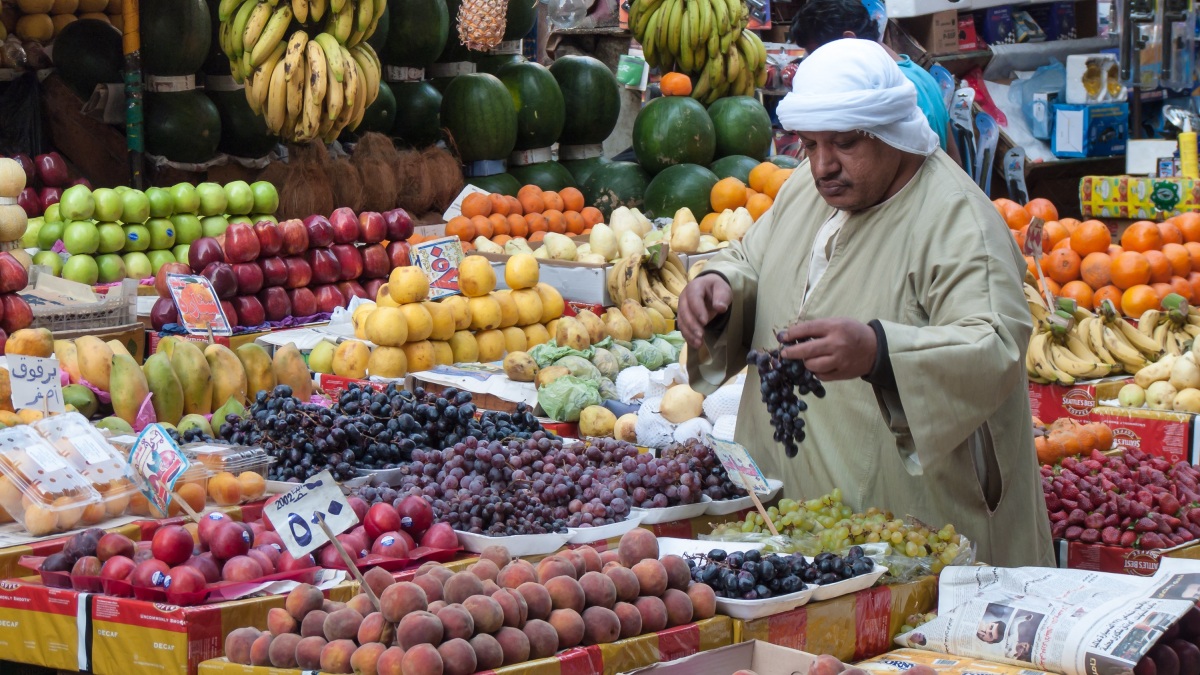 Ein Markt im ägyptischen Kairo.