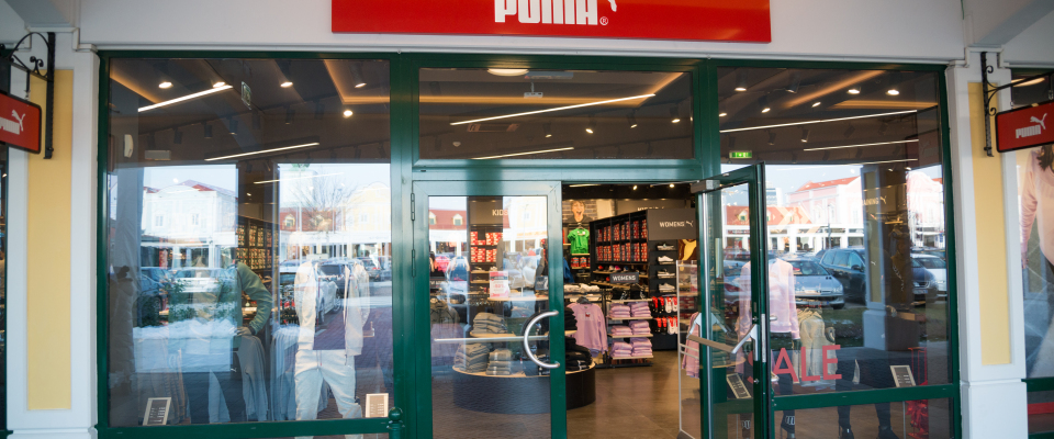 Ein Puma-Store in Parndorf, Österreich.