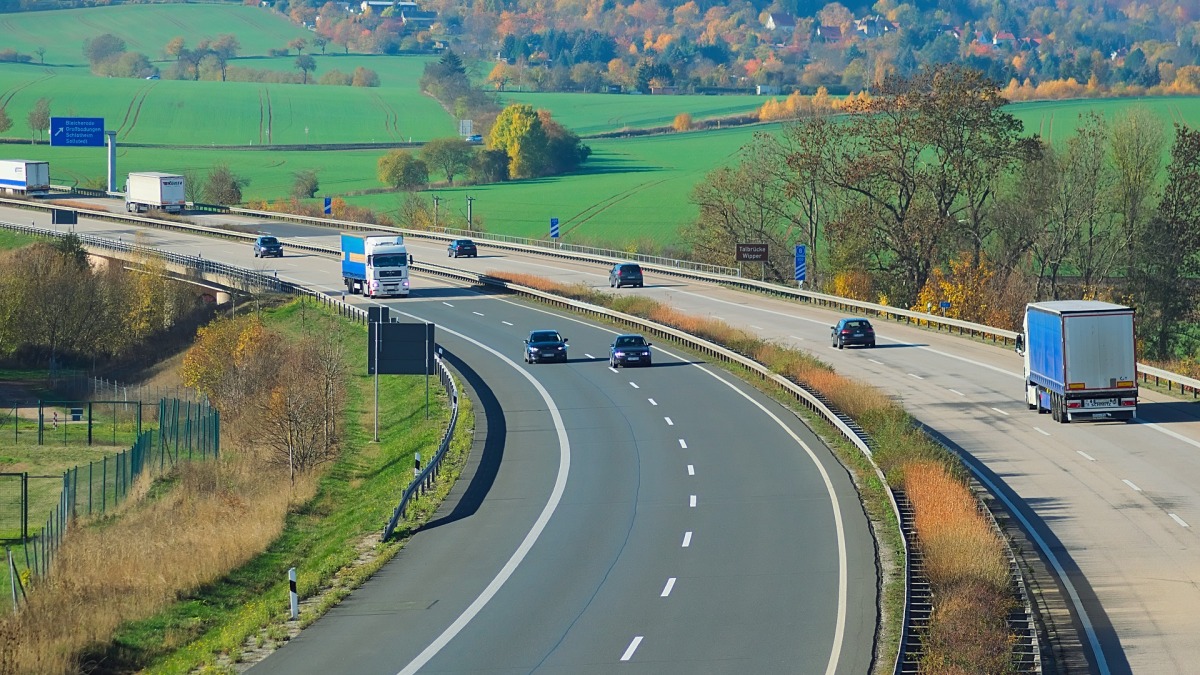 Eine deutsche Autobahn (Symbolbild).