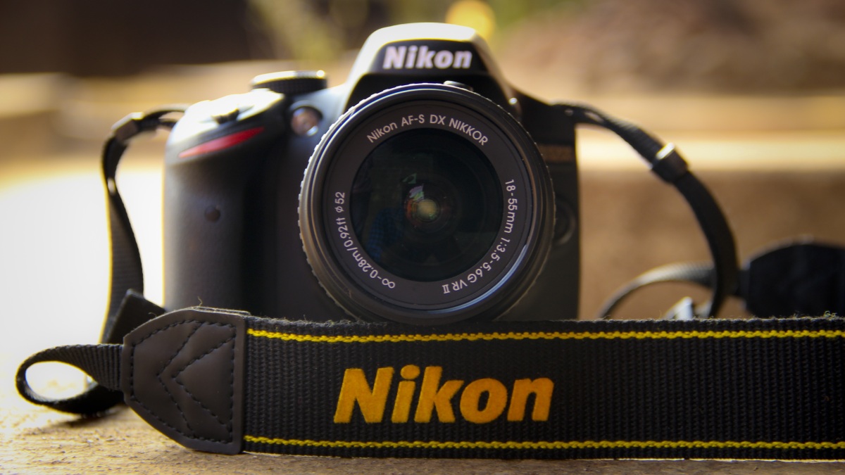 Eine Nikon AF-S DX.