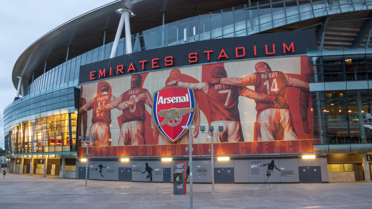 Das Emirates-Stadion in London ist die Heimat des FC-Arsenal.