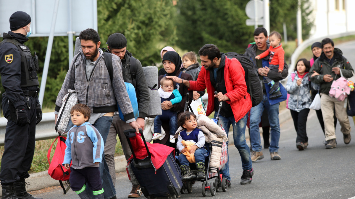 Flüchtlinge an der österreichischen Grenze (Symbolbild).