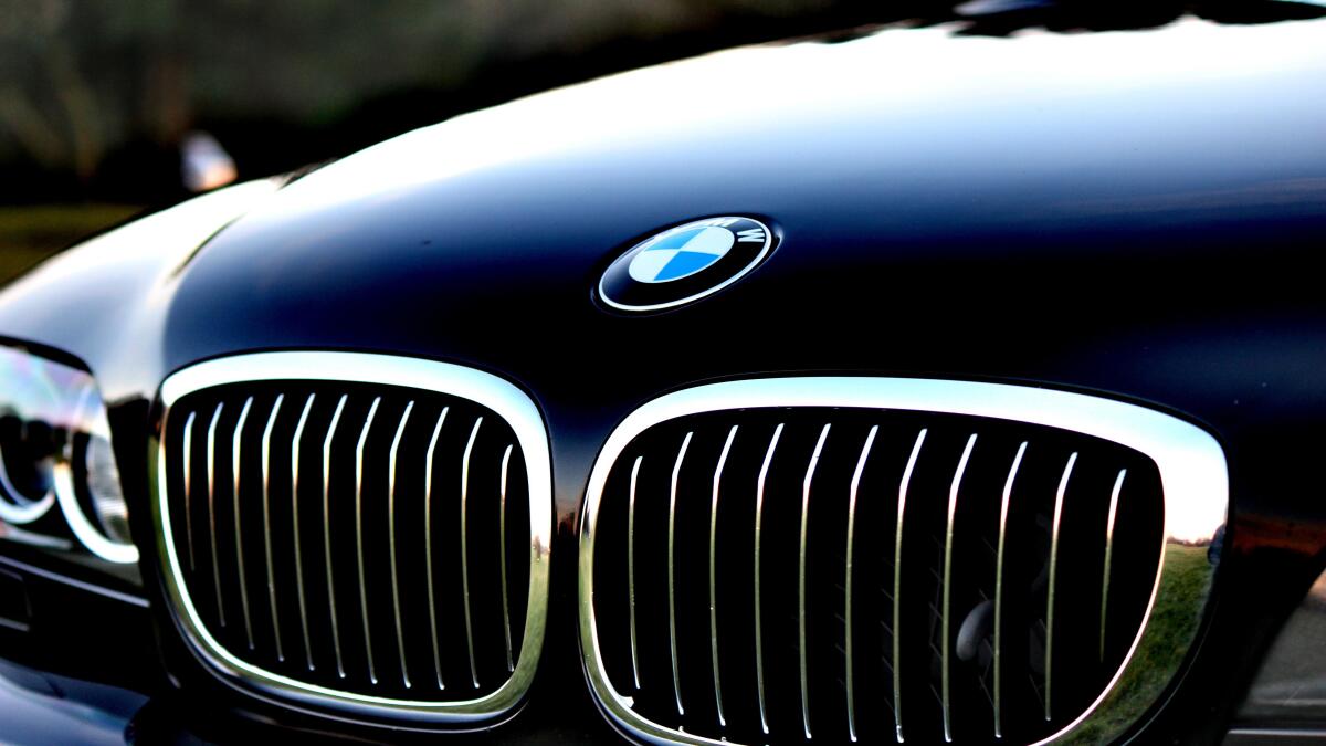 Frontansicht eines BMW.