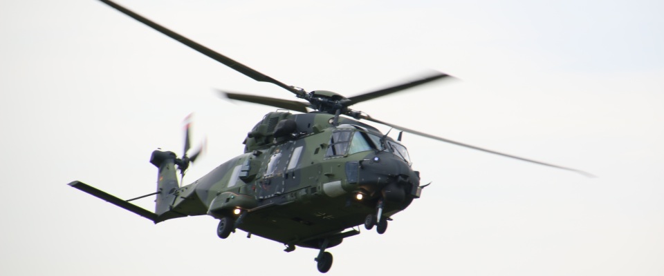 Helikopter der Bundeswehr.