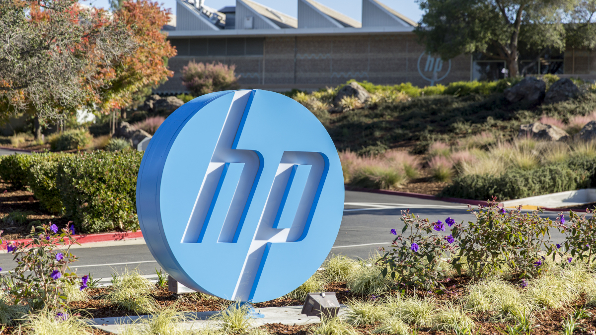 Die Hewlett-Packard Hauptverwaltung in Palo Alto, Kalifornien. 