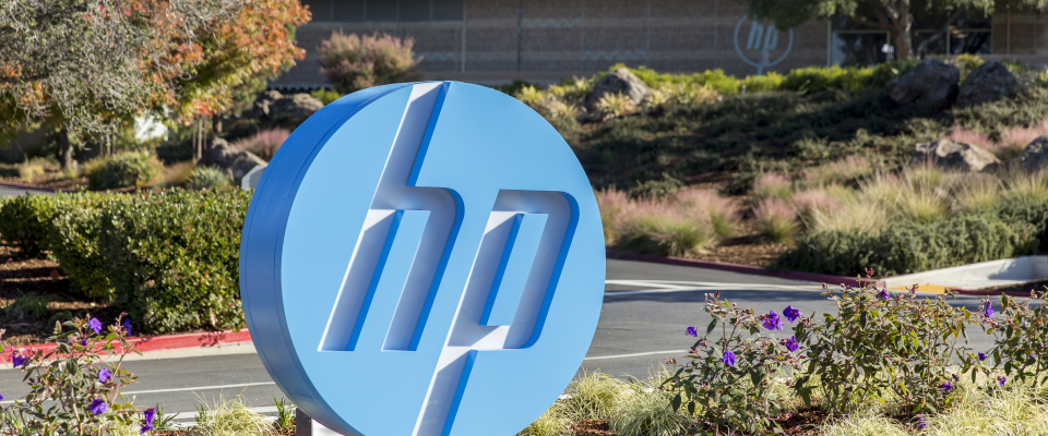 Die Hewlett-Packard Hauptverwaltung in Palo Alto, Kalifornien. 