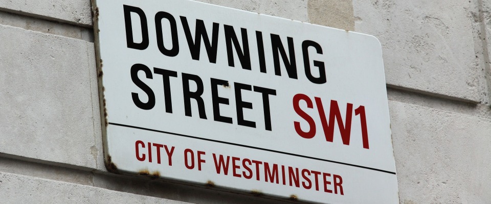 In der Downing Street in London residieren die englischen Premierminister.