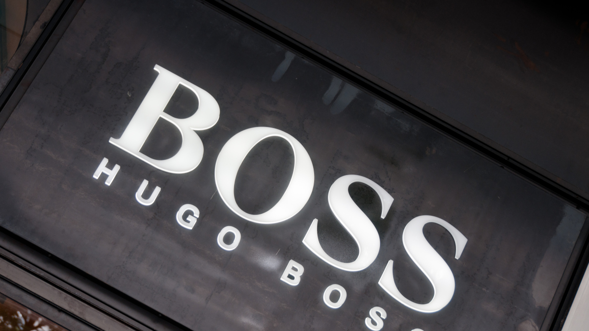 Das Logo von Hugo Boss.