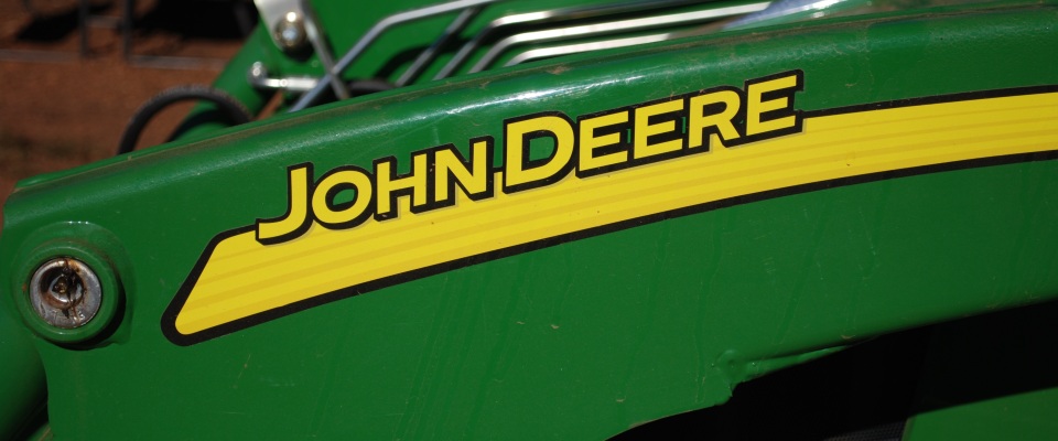 Logo von John Deere.