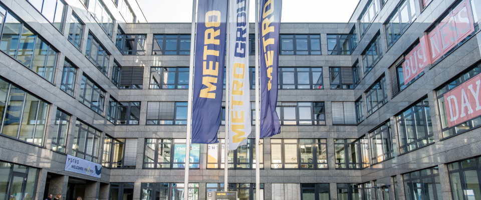 Der Metro-Hauptsitz in Düsseldorf.