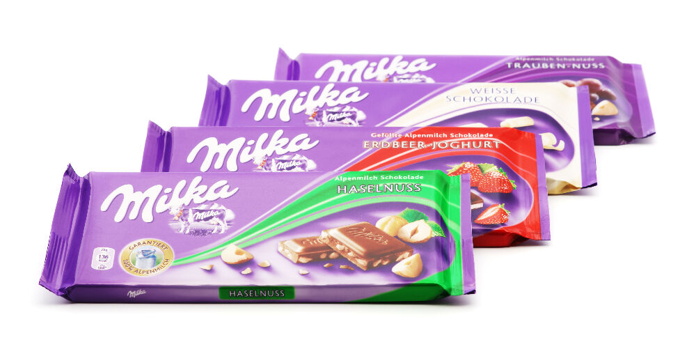 Milka ist eine bekannte Marke von Mondelez. 