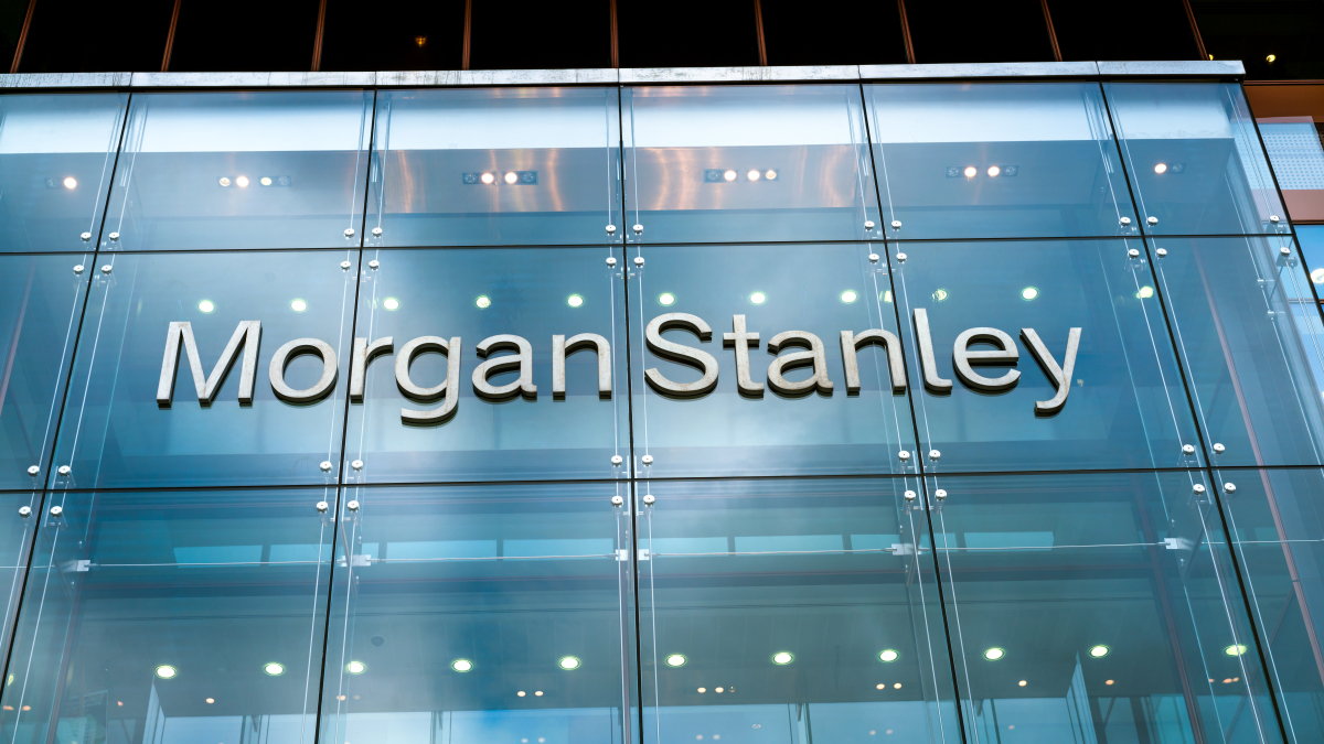 Der Morgan Stanley Hauptsatz in London. 