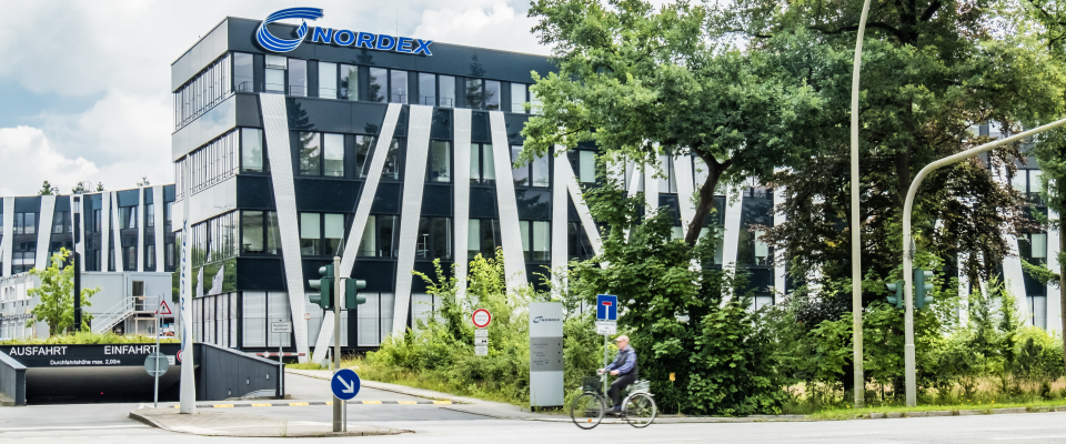 Der Nordex-Hauptsitz in Hamburg.