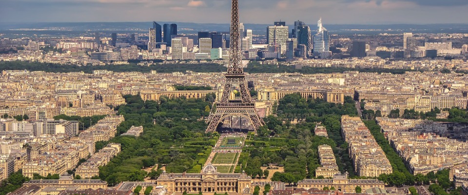 Paris aus der Luft.