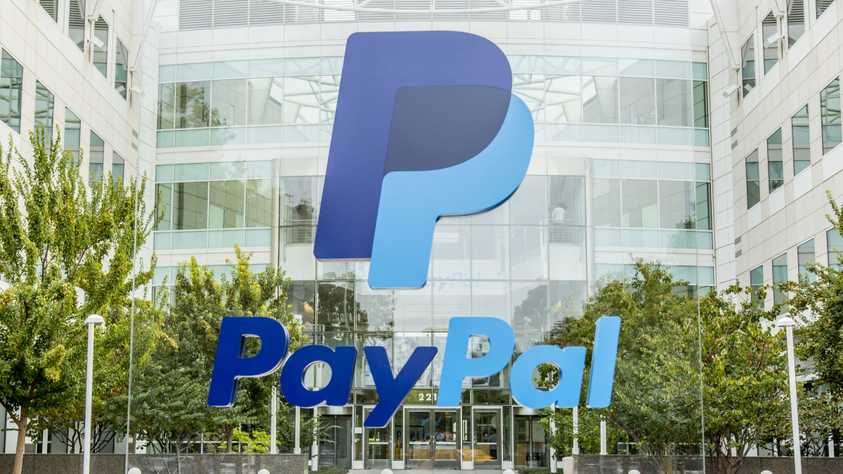 Der PayPal Hauptsitz in San Jose, Kalifornien. 