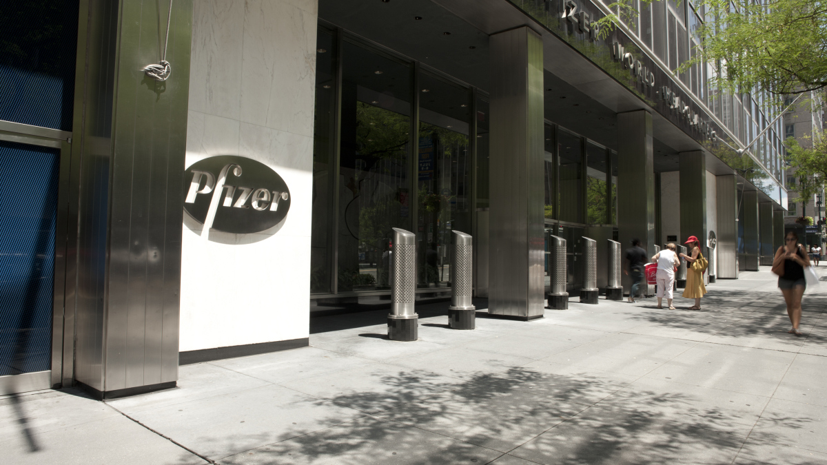 Der Pfizer-Hauptsitz in New York.