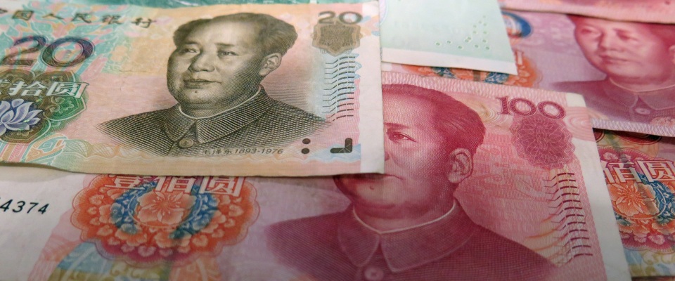 Renminbi-Scheine.