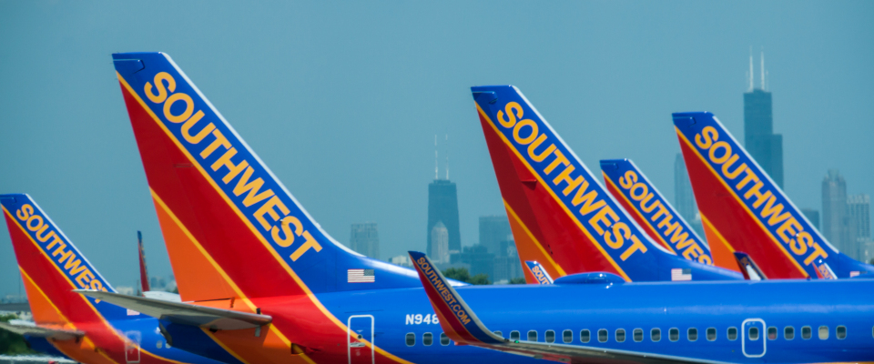 Southwest Airlines ist eine amerikanische Billigflug-Gesellschaft. 
