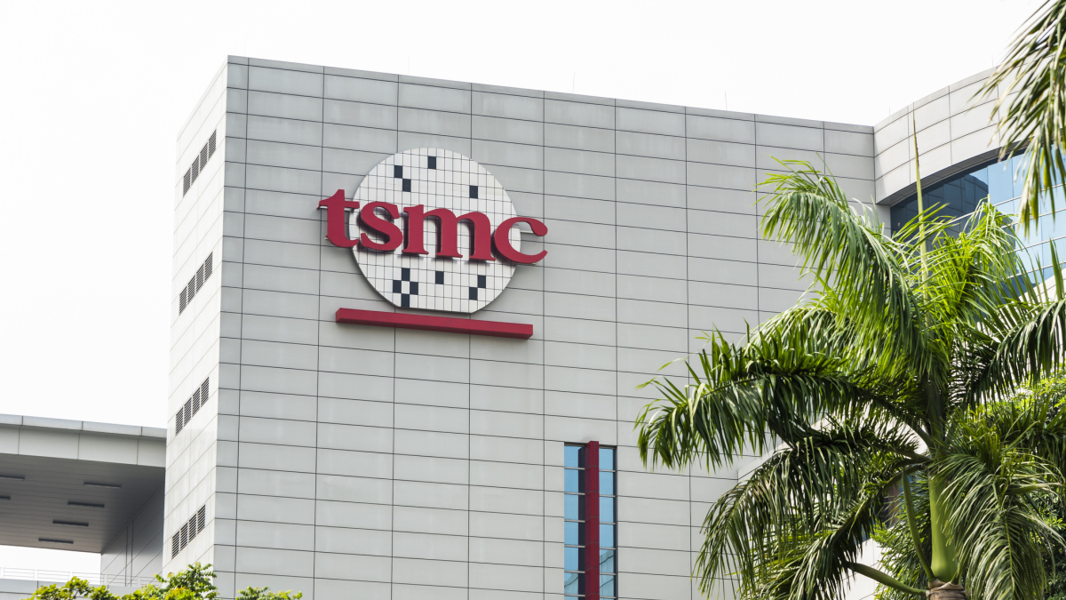 Blick auf das Werk der Taiwan Semiconductor Manufacturing Company (TSMC).