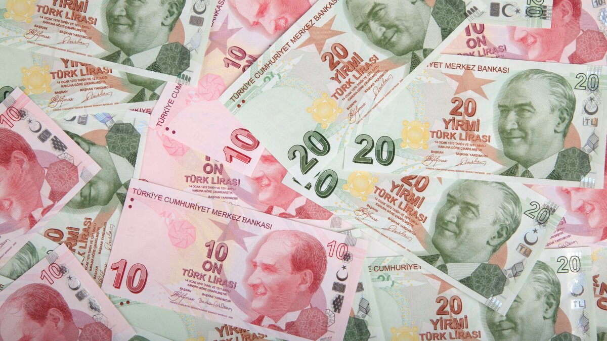Türkische Lira.