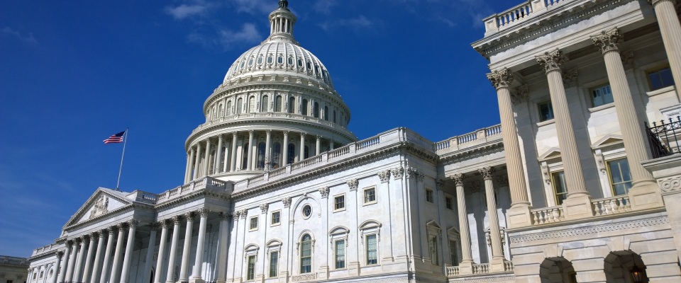 USA: Das Kapitol in Washington.