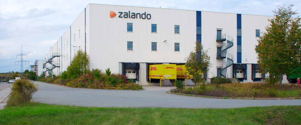 Ein Warenhaus von Zalando in Berlin.