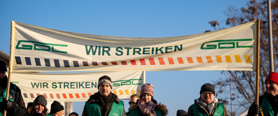 Warnstreik der Gewerkschaft Deutscher Lokomotivführer (GDL)