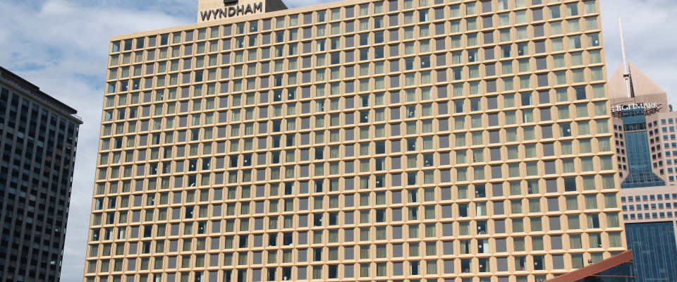 Ein Wyndham-Hotel in Pittsburgh, USA.