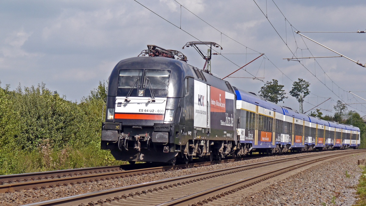 Ein Zug aus der Produktion von Siemens.