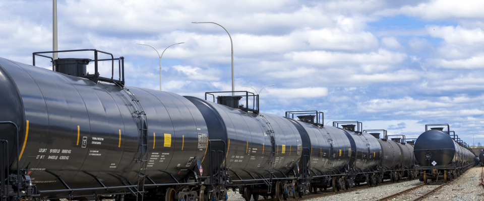 Ein Zug, der Petroleum transportiert. (Symbolbild)