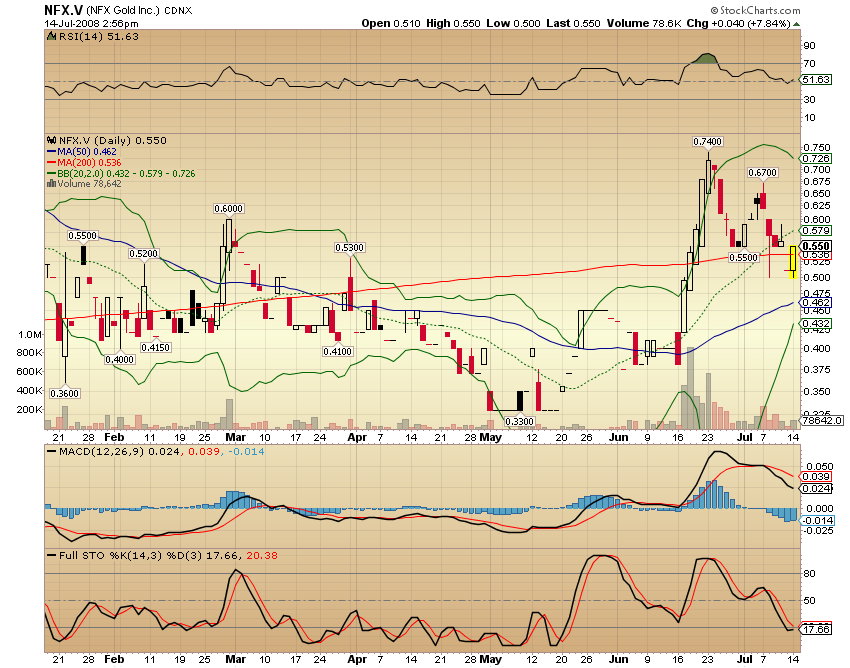 NFX Gold Inc. 174900