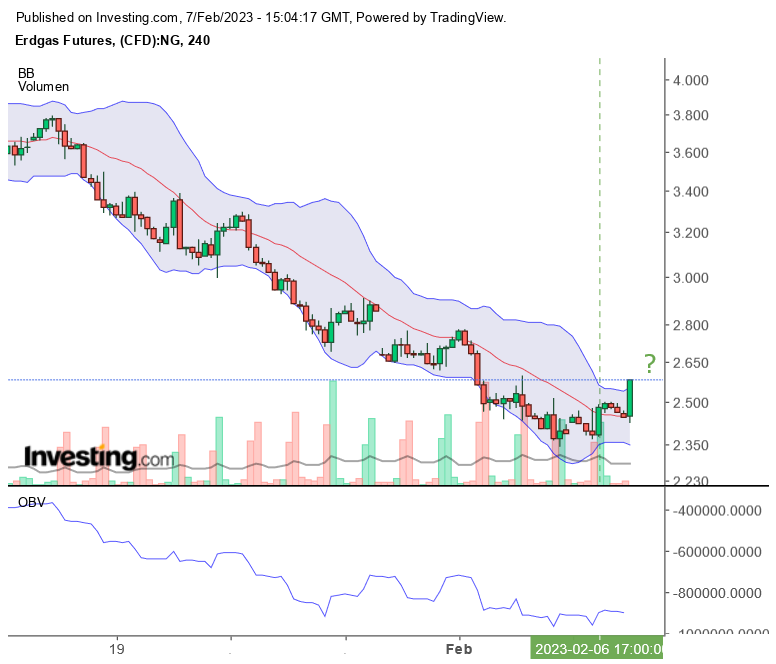 Erdgas Charts, Informationen, Unternehmen 1356001