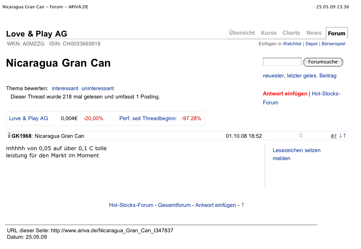 Love & Play AG Sex sells auch in der Krise 234822