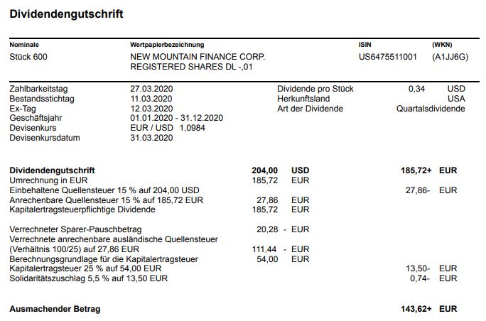 New Mountain Finance Corp. 1170055