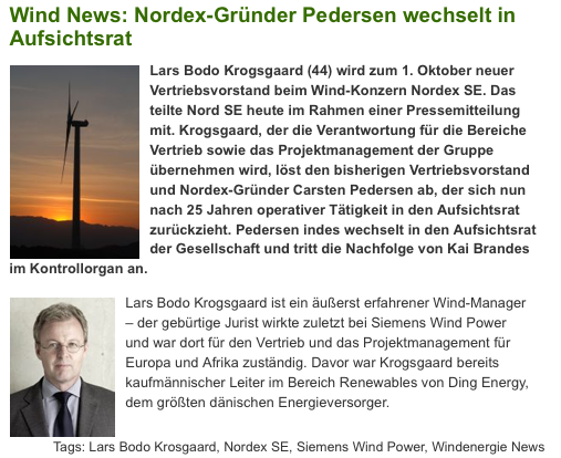 Nordex News/Analysen/Meinungen 360108