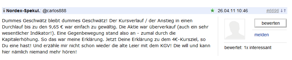 Norde Pro und Kontra 464185