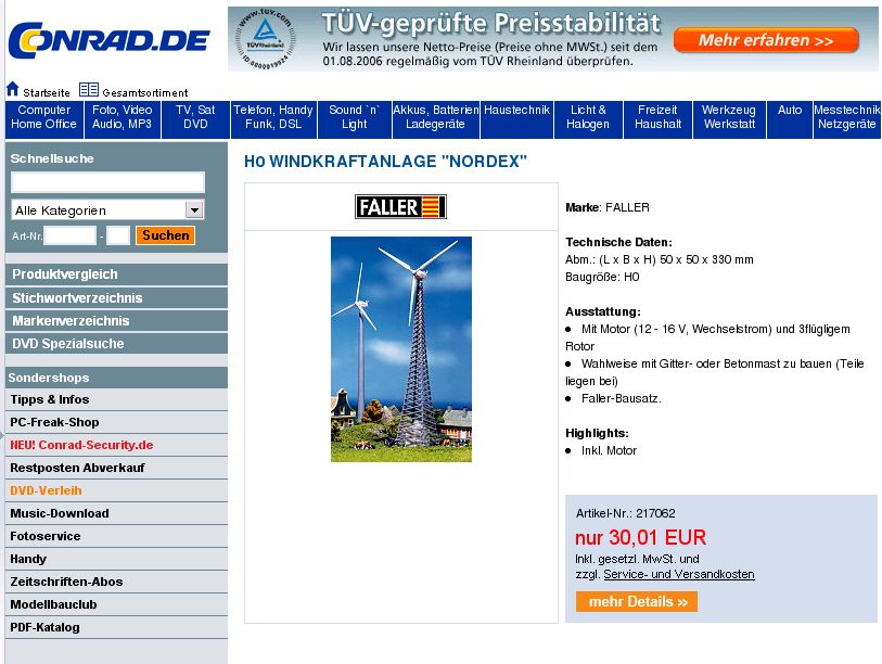 Windmaster Nordex 109701