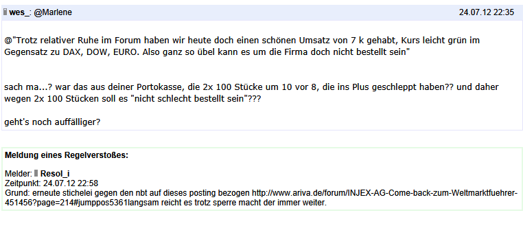 Injex AG - Wahrheit und Träumerei 525268