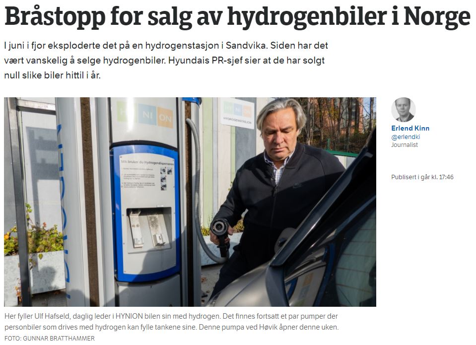 HydrogenPro der Player für Clean Energy, Norwegen 1208860