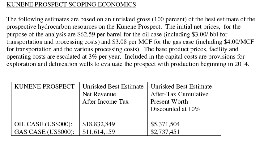 EnerGulf - Kunene, offshore in Namibia, 101581
