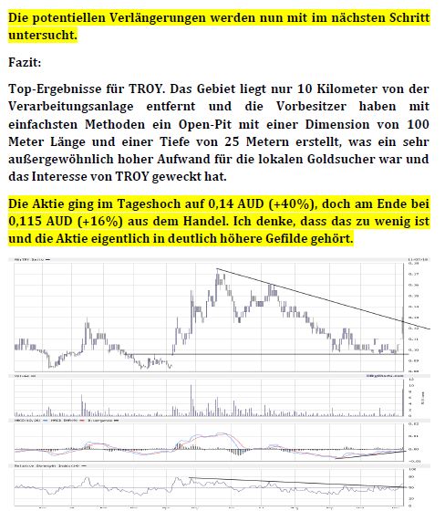 Troy Res- Top Goldproduzent Profit A$16.7 Million 1081871