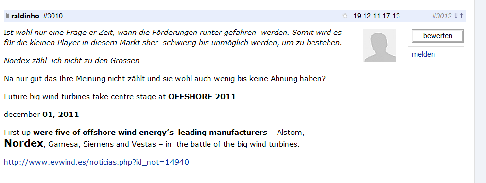 Norde Pro und Kontra 504950