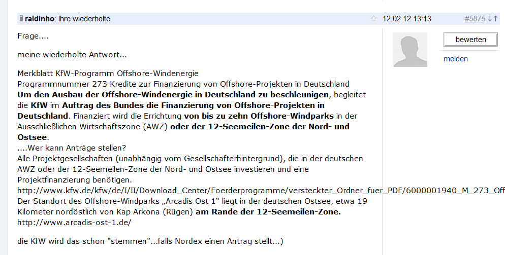 Norde Pro und Kontra 505722