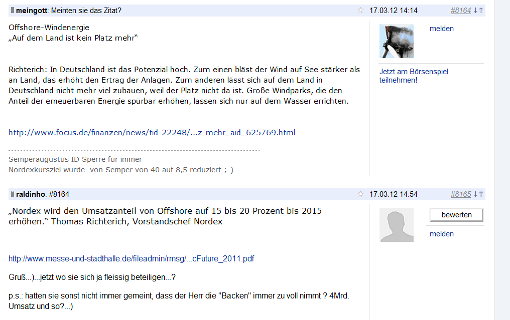 Norde Pro und Kontra 505755